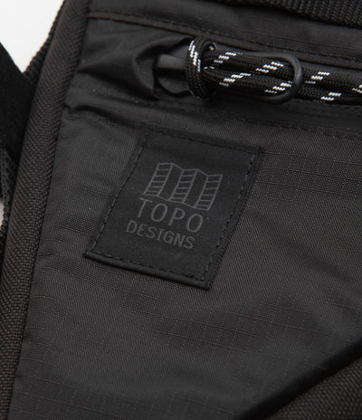 Topo Designs Bike Frame Bag - Black / Black