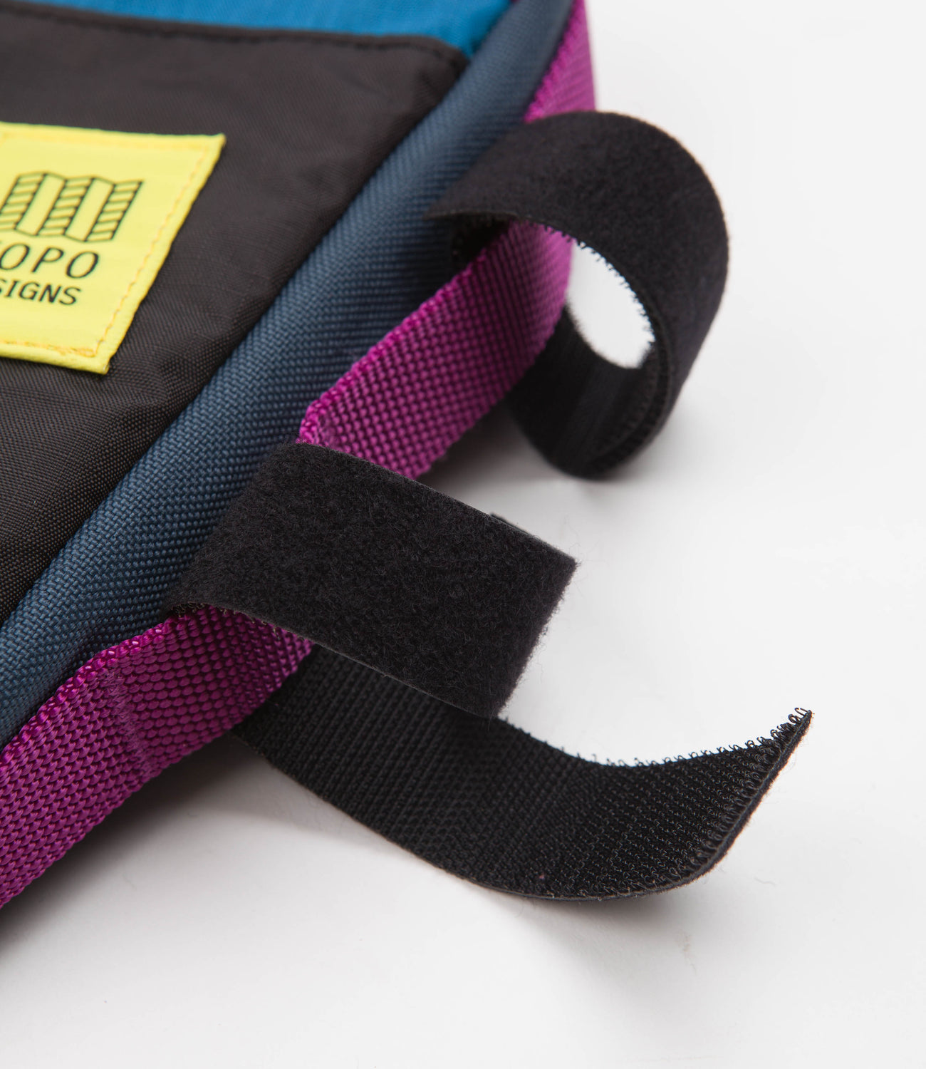 Topo Designs Bike Frame Bag - Black / Blue | Flatspot