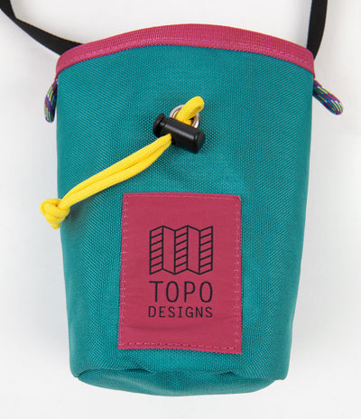 Topo Designs Chalk Bag - Turquoise / Pink