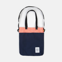 Topo Designs Cinch Tote Bag - Navy / Coral thumbnail