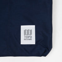 Topo Designs Cinch Tote Bag - Navy / Coral thumbnail