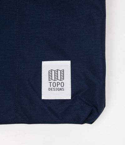 Topo Designs Cinch Tote Bag - Navy / Coral