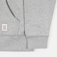 Topo Designs Classic Hoodie - Gray Marl thumbnail