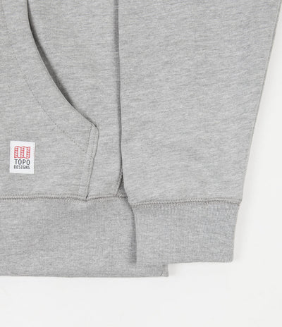 Topo Designs Classic Hoodie - Gray Marl