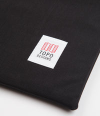 Topo Designs Laptop Sleeve - Black/Black One Size