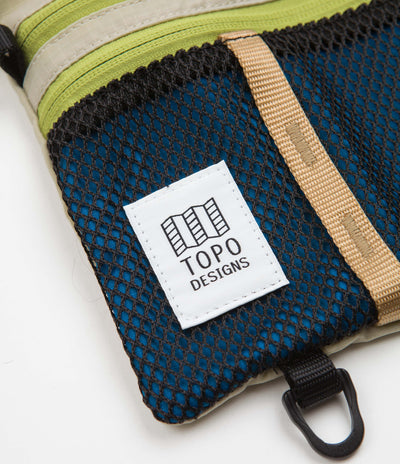 Topo Designs Mountain Accessory Shoulder Bag - Bone White / Blue