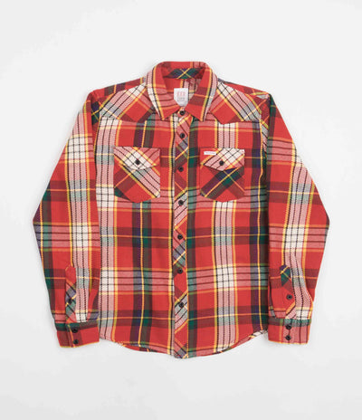 Topo Designs Mountain Heavyweight Shirt - Red / Yellow Plaid