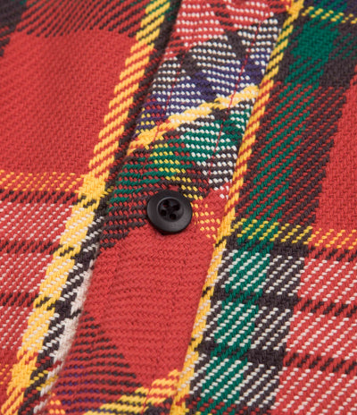 Topo Designs Mountain Heavyweight Shirt - Red / Yellow Plaid