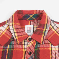 Topo Designs Mountain Heavyweight Shirt - Red / Yellow Plaid thumbnail