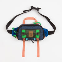 Topo Designs Mountain Hip Pack in Olive and Pond Blue thumbnail