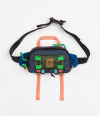 Topo Designs Mountain Hip Pack in Olive and Pond Blue