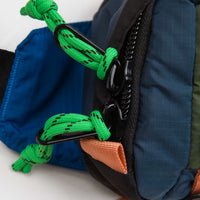 Topo Designs Mountain Hip Pack in Olive and Pond Blue thumbnail