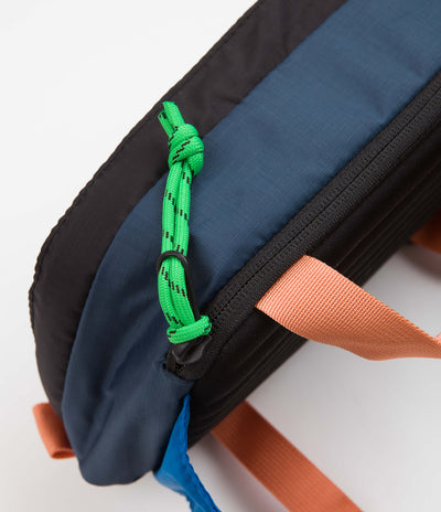 Topo Designs Mountain Hip Pack in Olive and Pond Blue