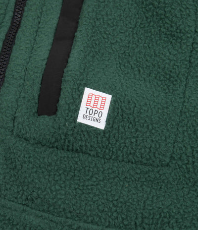 Topo Designs Mountain Pullover Fleece - Forest