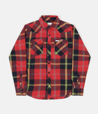 Topo Designs Mountain Shirt - Red / Navy Plaid