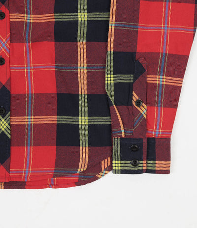 Topo Designs Mountain Shirt - Red / Navy Plaid