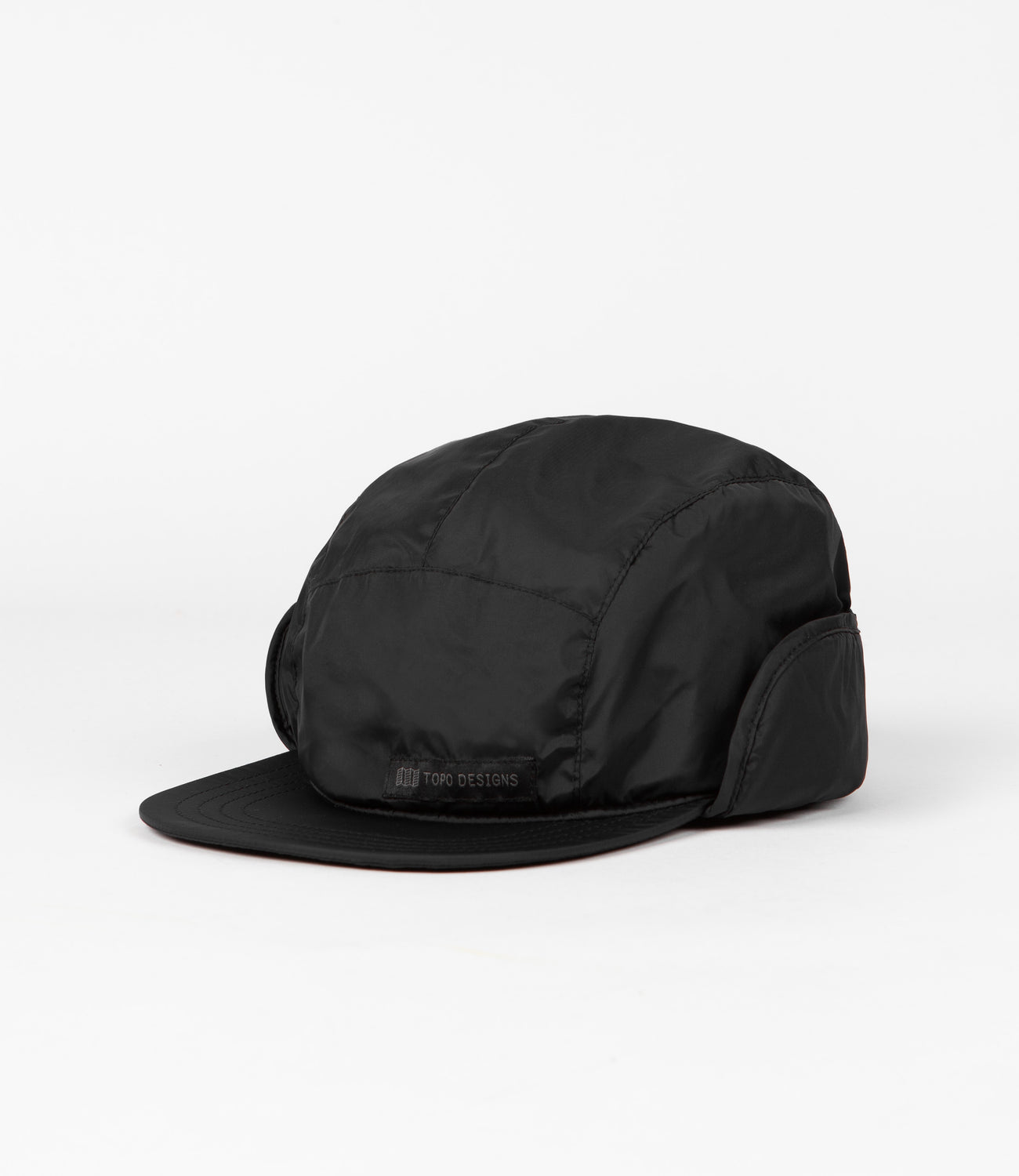 Topo Designs Puffer Cap - Black / Black | Flatspot