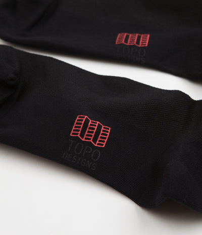 Topo Designs Sport Socks - Black