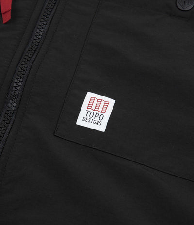 Topo Designs Subalpine Fleece - Charcoal / Black