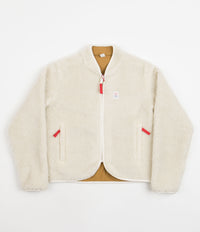Topo Designs Womens Sherpa Jacket - Natural / Khaki