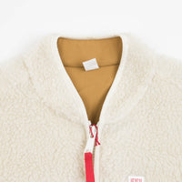 Topo Designs Womens Sherpa Jacket - Natural / Khaki thumbnail