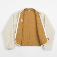 Topo Designs Womens Sherpa Jacket - Natural / Khaki thumbnail