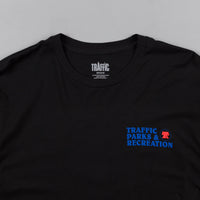 Traffic Skateboards Parks & Rec T-Shirt - Black thumbnail