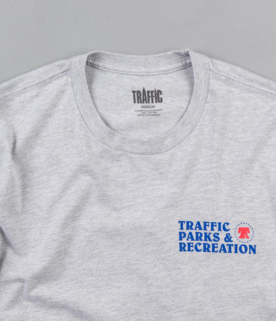 Traffic Skateboards Parks & Rec T-Shirt - Grey