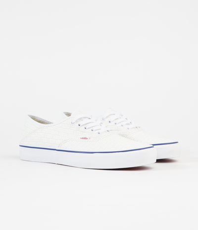 Vans Authentic SF Shoes - (Yucca) Classic White / True White