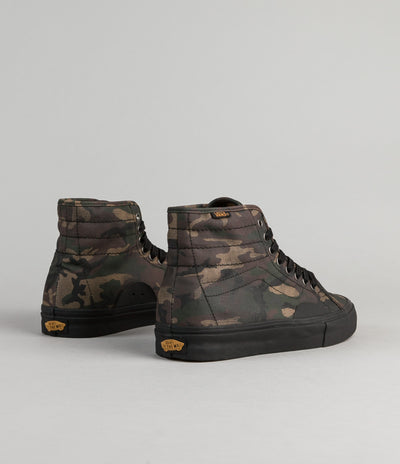Vans AV Classic High Shoes - (Camo) Black