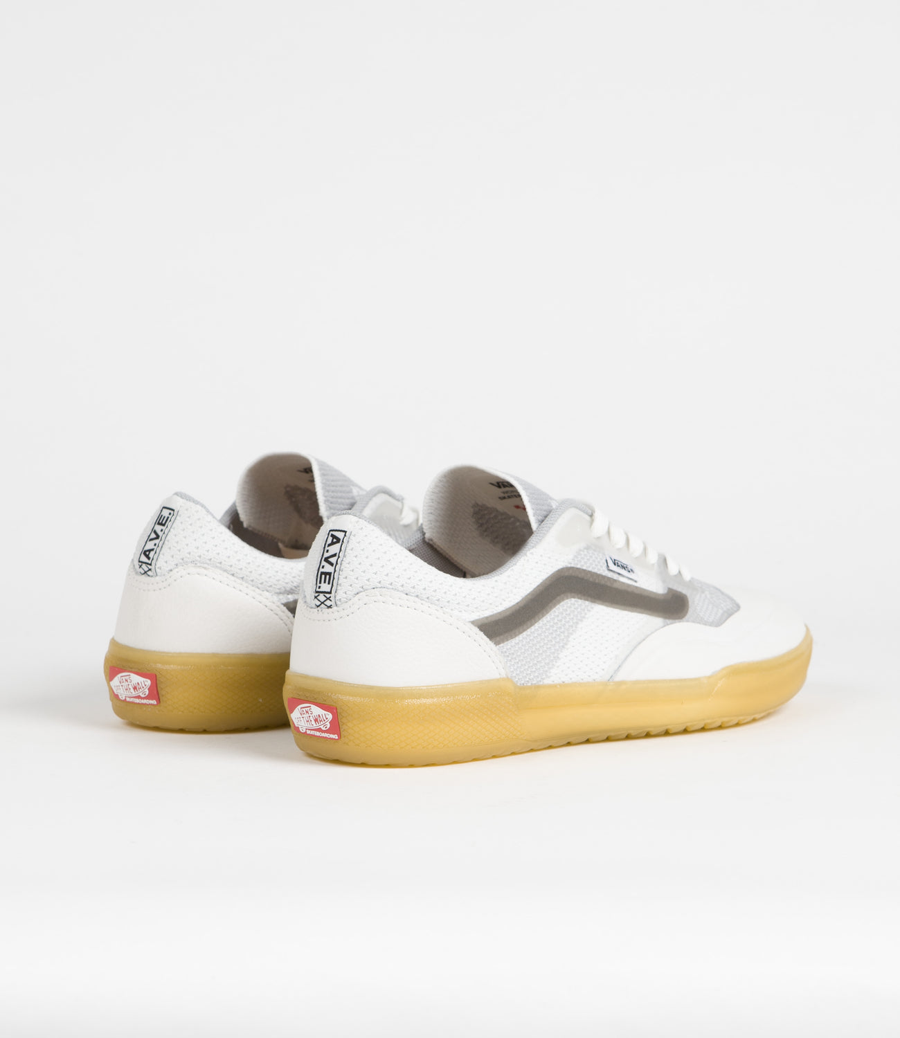 Vans AVE Knit Shoes White / Gum Flatspot