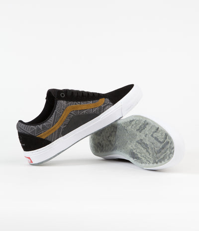Vans BMX Old Skool Shoes - (Courage Adams) Black / Golden Brown