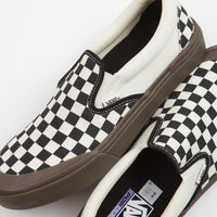Vans BMX Slip-On Shoes - Checkerboard Black / Dark Gum thumbnail