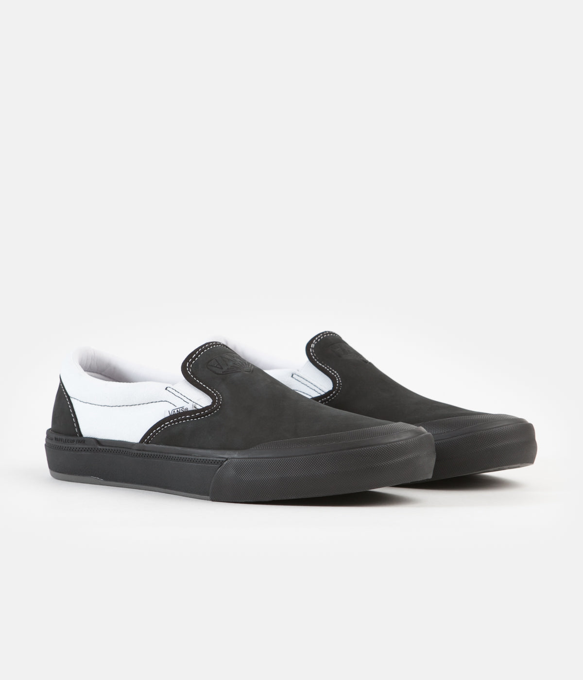 Vans BMX Slip-On Shoes - (Dakota Roche) Black / White | Flatspot