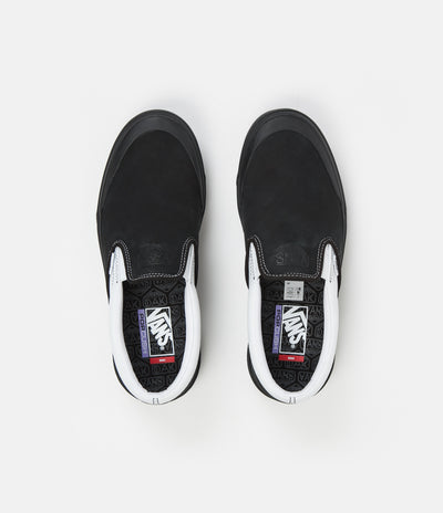 Vans BMX Slip-On Shoes - (Dakota Roche) Black / White