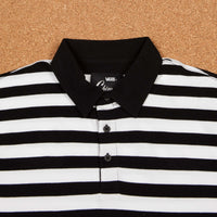 Vans Chima Striped Polo Shirt - Black / White thumbnail