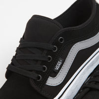 Vans Chukka Low Sidestripe Shoes - Black / Grey / White thumbnail