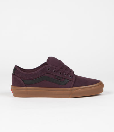 Vans Chukka Low Sidestripe Shoes Port Gum Flatspot