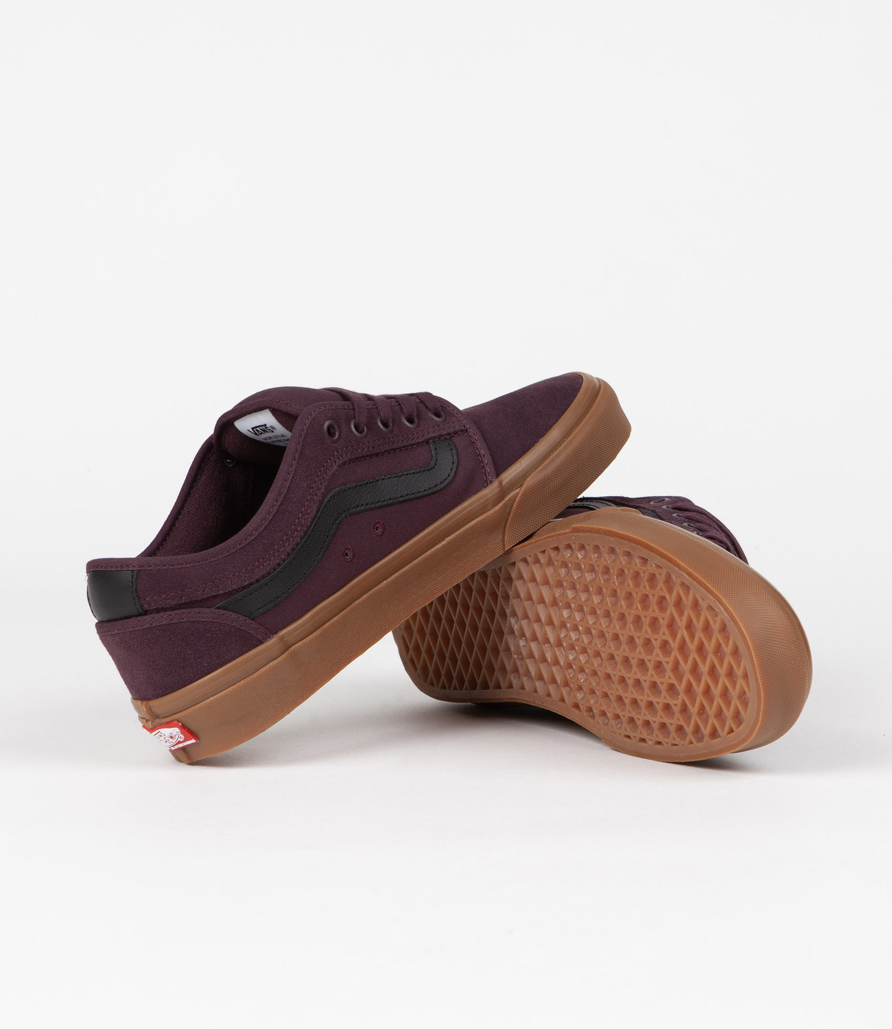 Vans Chukka Low Sidestripe Shoes Port Gum Flatspot