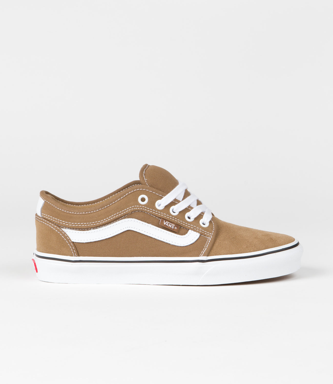 Vans Chukka Low Sidestripe Shoes Tobacco Brown Flatspot