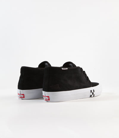Vans Chukka Pro Shoes - (Danny Wainwright) Black / True White