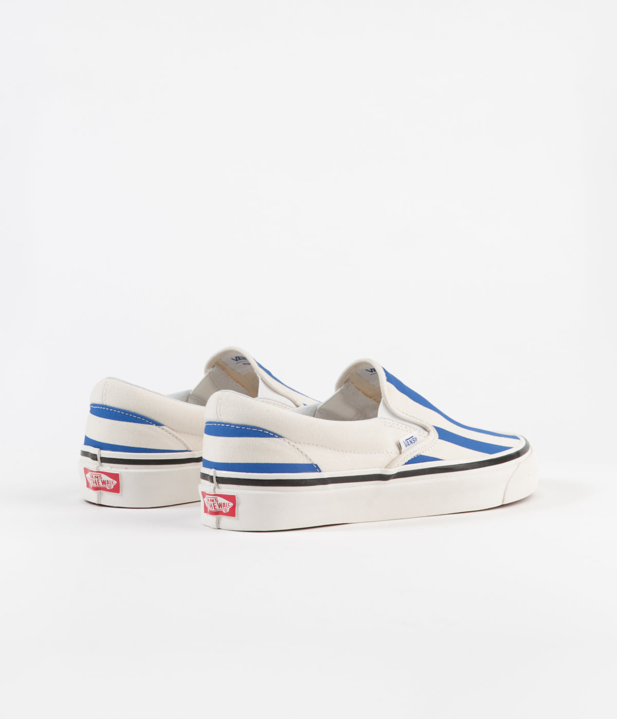 Vans Classic Slip-On 98 DX Anaheim Factory Shoes - OG White / OG Blue ...