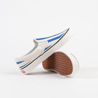 Vans Classic Slip-On 98 DX Anaheim Factory Shoes - OG White / OG Blue / Big Stripes thumbnail