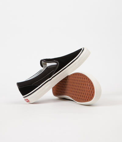 Vans Classic Slip On 98 DX Anaheim Factory Suede Shoes - OG Black