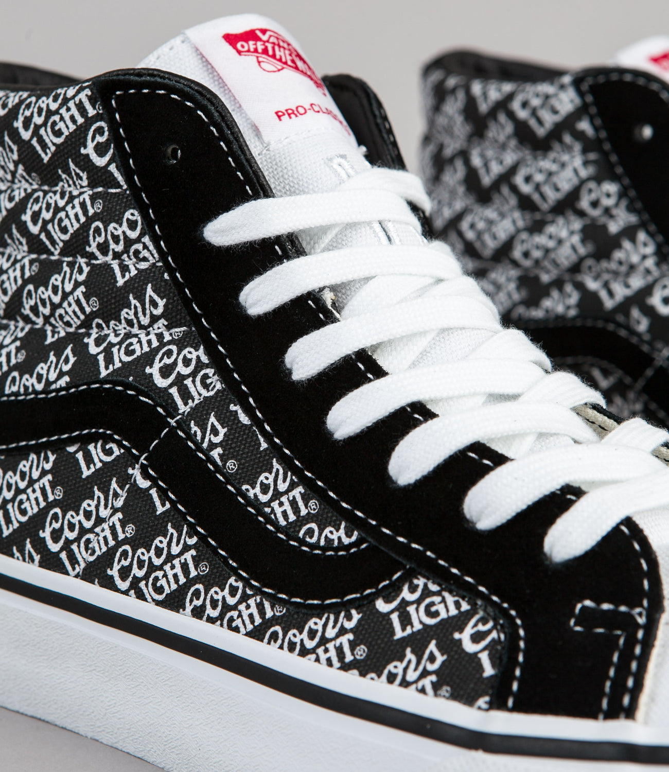 Vans 50th Sk8 Hi Pro 91 Reissue Shoes Coors Light Black Flatspot