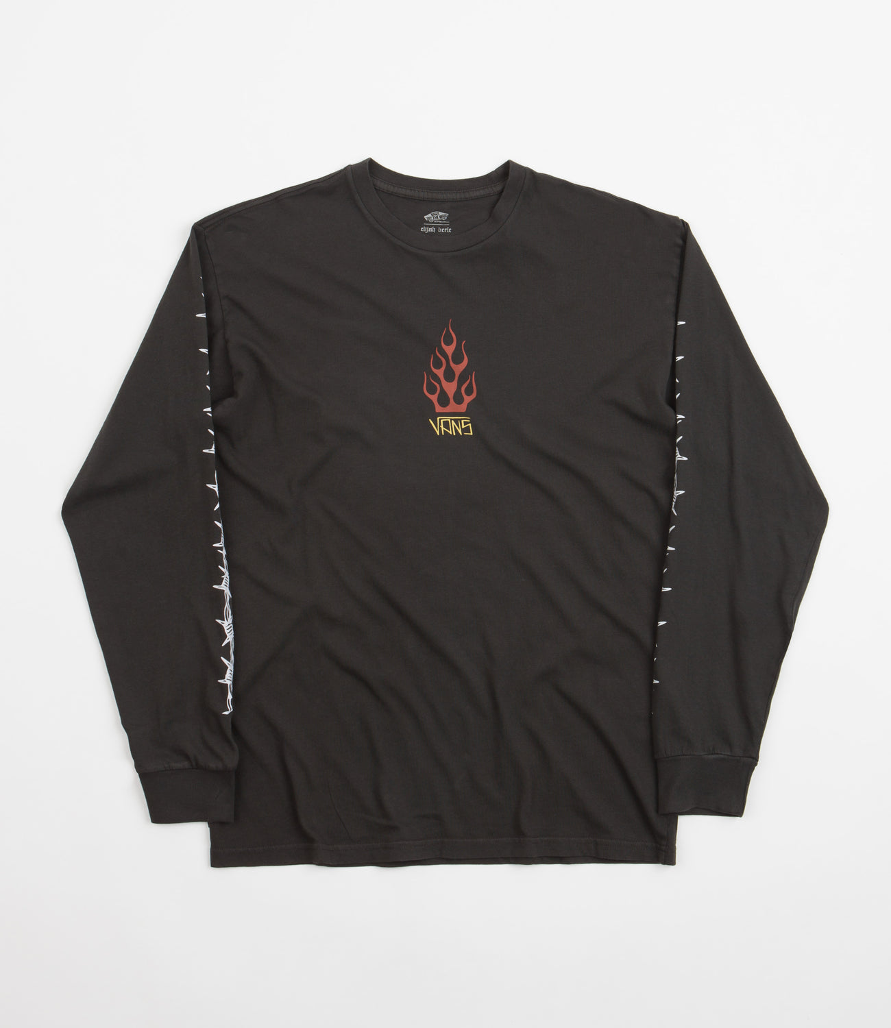 Clothing Vans Rose Long Sleeve Mens Mens Tshirts Vans Rose Long