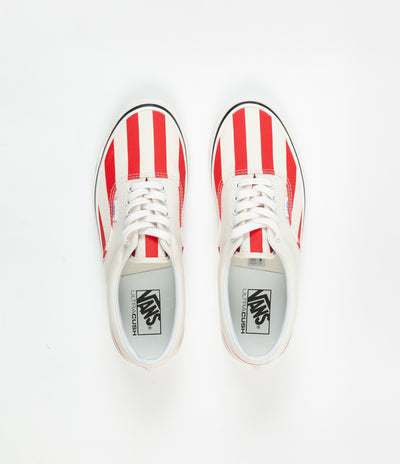 Vans Era 95 DX Anaheim Factory Shoes - OG White / OG Red / Big Stripes