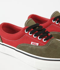 Vans Era Pro Shoes - (Lotties) Red / Military | Flatspot