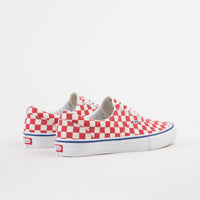 Vans Era Pro Checkerboard Shoes - Rococco Red / Classic White thumbnail