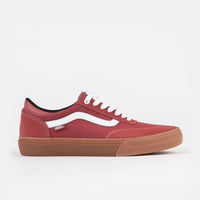 Vans Gilbert Crockett 2 Pro Shoes - (Gum) Mineral Red / True White thumbnail